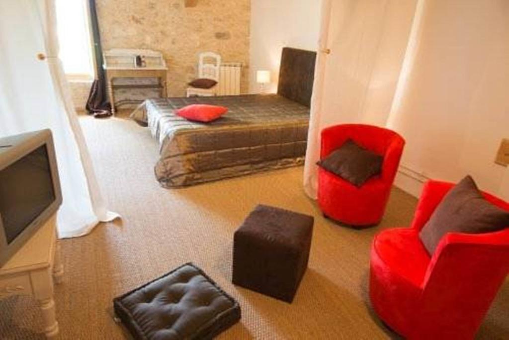 Auberge Du Canabal Lauzerte Eksteriør billede