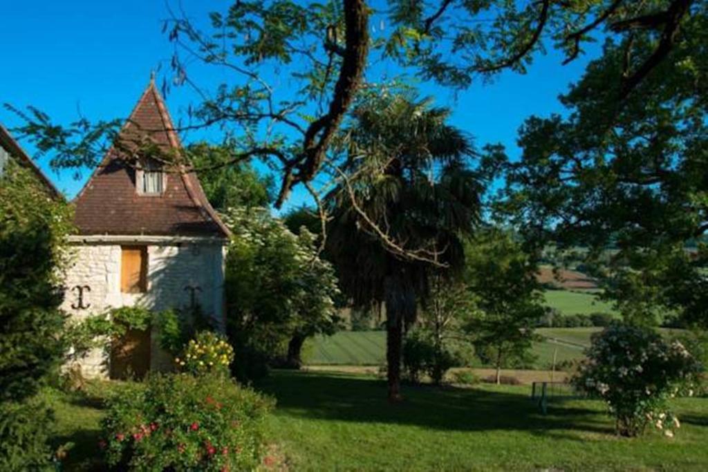 Auberge Du Canabal Lauzerte Eksteriør billede